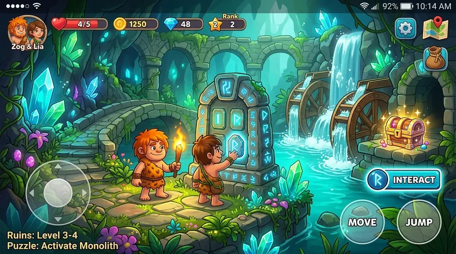 Mystical Jungle Temple Ancient Monolith Puzzle
